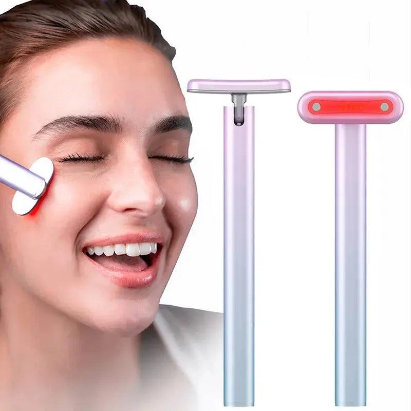 Masajeador  Facial 4 en 1 LED terapia de luz roja Crisol Mystic Secrets